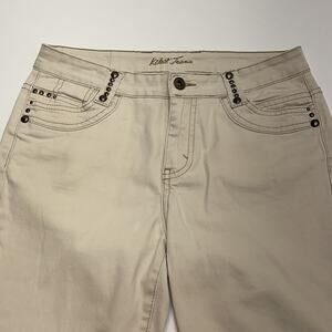 KIKIT JEANS Women’s 4 Cream Capri Jeans